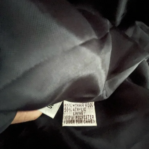 Vintage Susan Bristol Mohair & Satin Lined Embroidered Cardigan Tunic Sweater XL - Picture 4 of 8